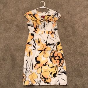Floral print with pockets dress
